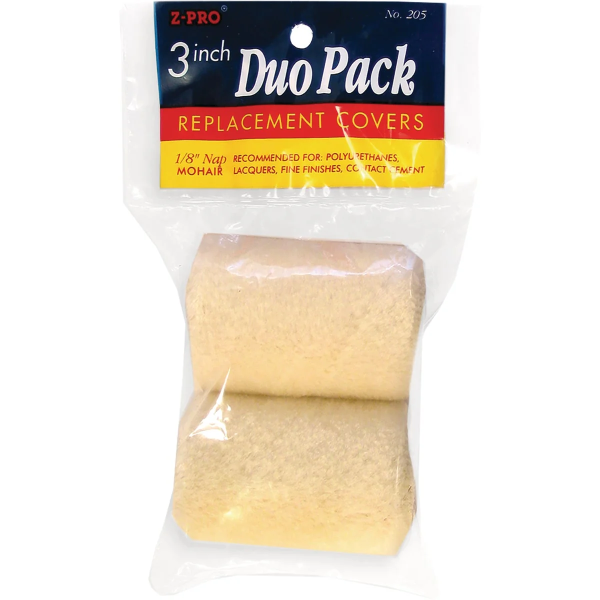 Effective Premier Z-Pro 3 In. x 1 8 In. Mohair Knit Fabric Roller Cover 2-Pack High-Performance