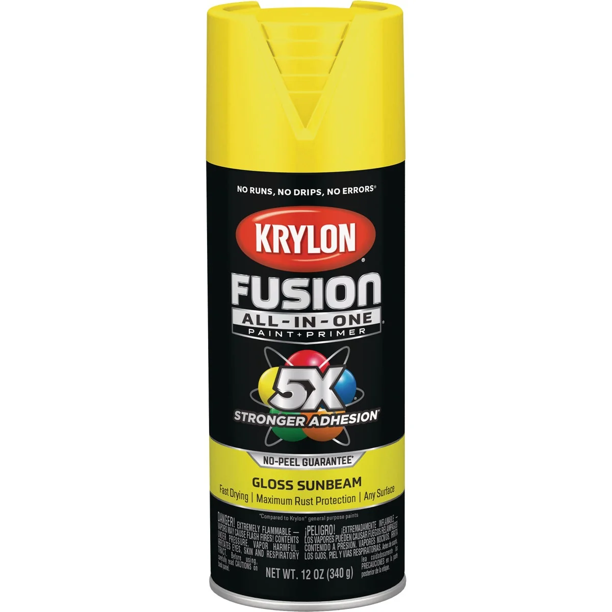 User-Friendly Krylon Fusion All-In-One Gloss Spray Paint Primer Sunbeam Prestigious