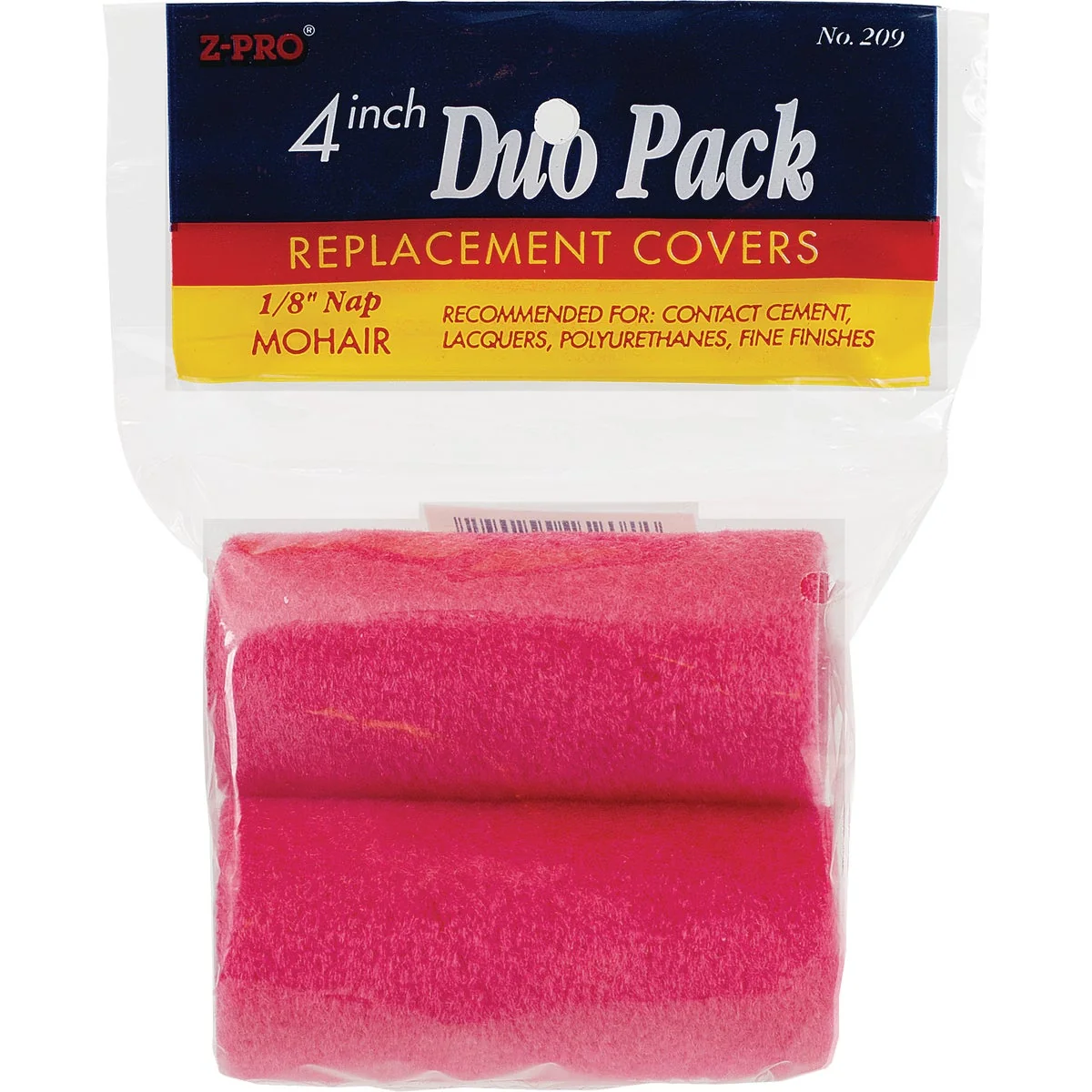 Safe Premier Z-Pro 4 In. x 1 8 In. Mohair Knit Fabric Roller Cover 2-Pack Official