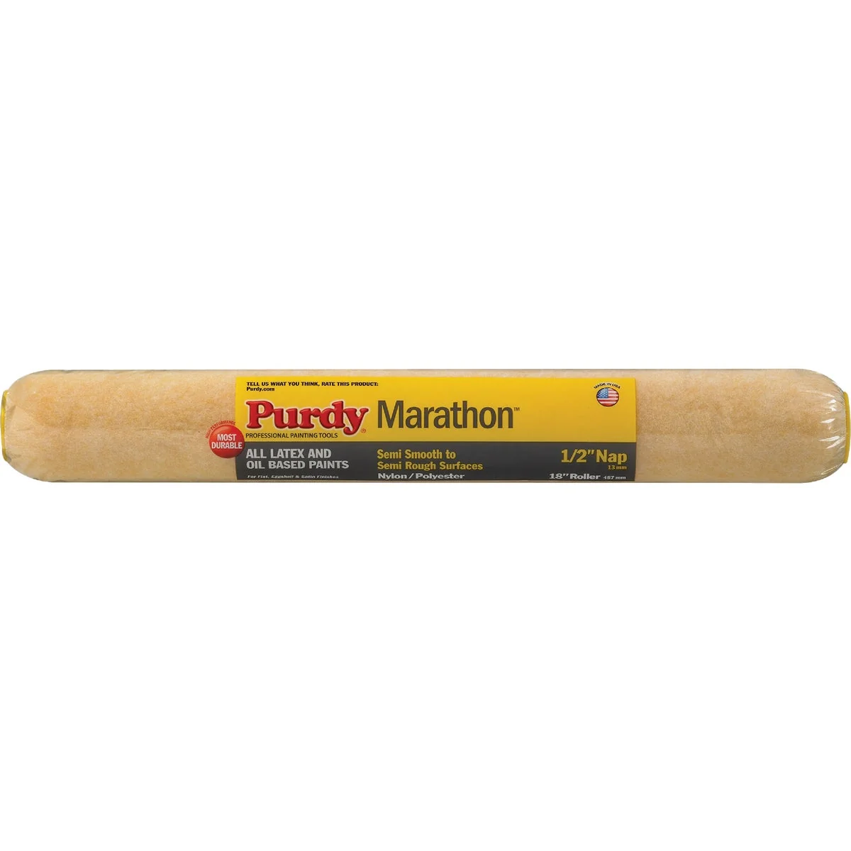 Next-Generation Purdy Marathon 18 In. x 1 2 In. Knit Fabric Roller Cover Expertly Made