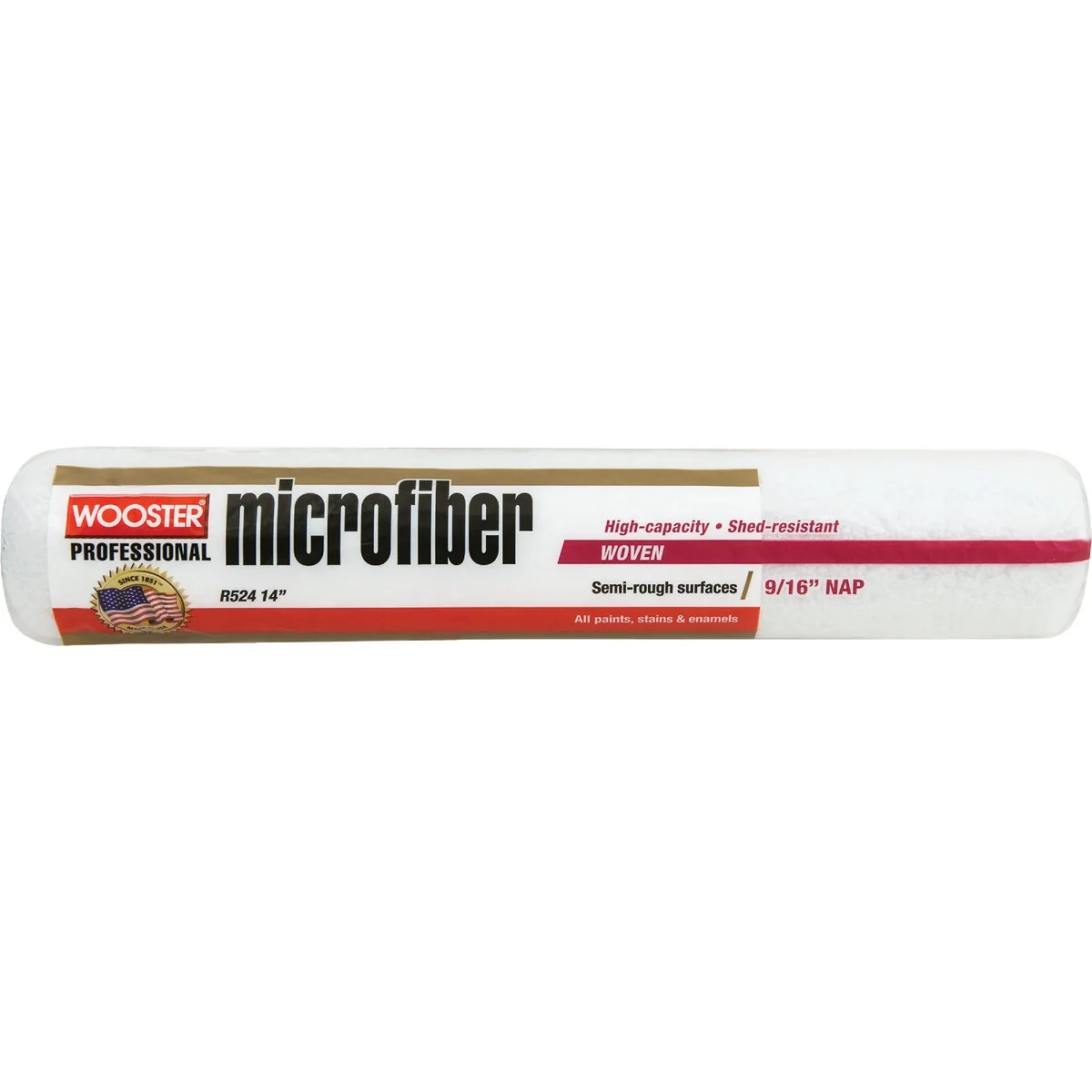 Practical Wooster 14 In. x 9 16 In. Microfiber Roller Cover Long-Lasting