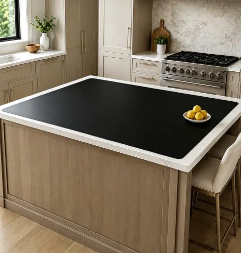Green Extra Large Silicone Mat for Kitchen Counter Clean