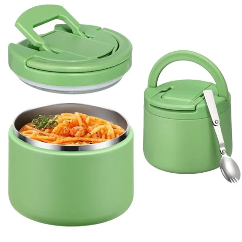 Genuine 14oz Vacuum Insulated Soup Thermo for Hot Food High-End