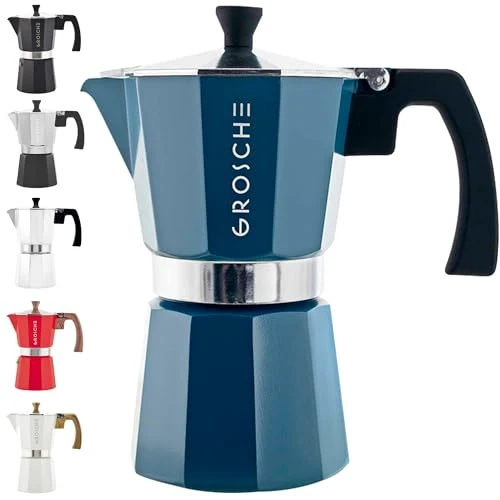 Original Milano Stovetop Espresso Maker Moka Pot 6 espresso Cup Authentic