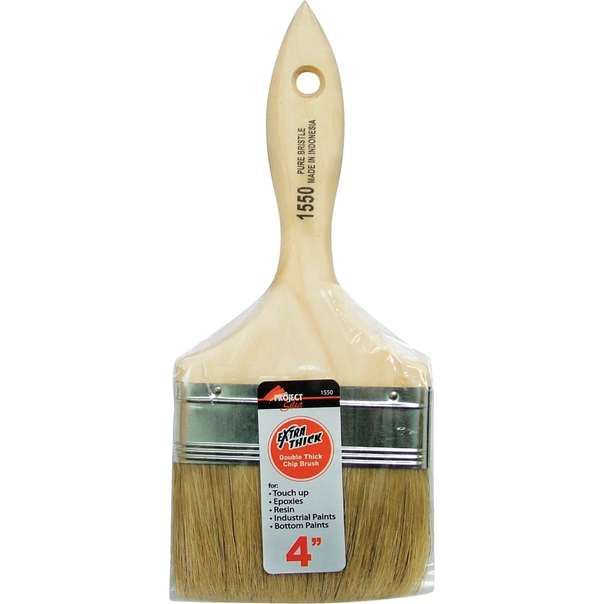 Efficient Project Select 4 In. Double Thick Chip Paint Brush Classic
