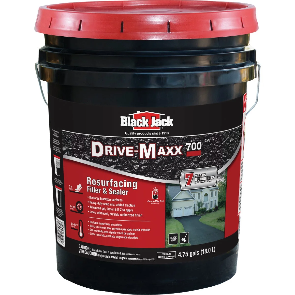 Fine Crafted Black Jack Drive-Maxx 700 5 Gal. 7 Yr. Fast Dry Filler and Sealer Artisan