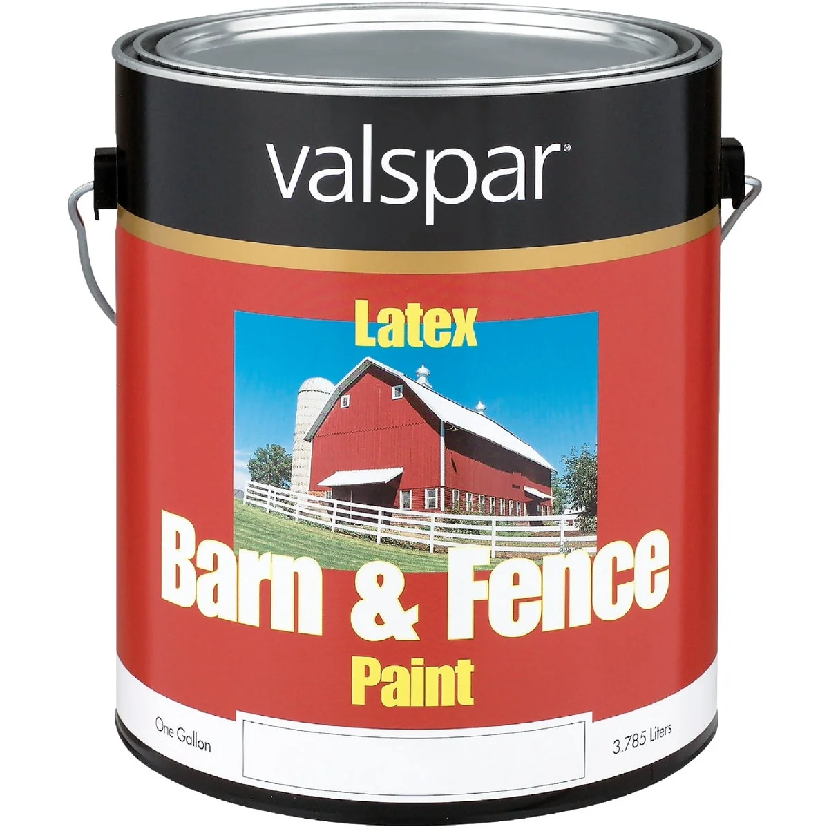 Casual Valspar Latex Paint Primer In One Flat Barn Fence Paint Red 1 Gal. Proven