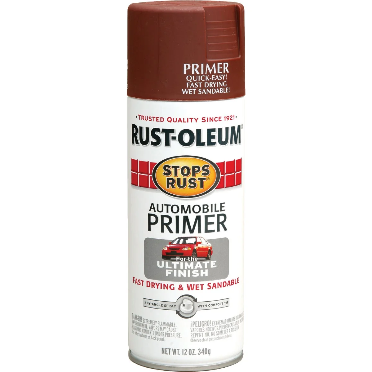 Minimalist Rust-Oleum Stops Rust Red 12 Oz. Spray Automotive Paint Primer Carefully Designed