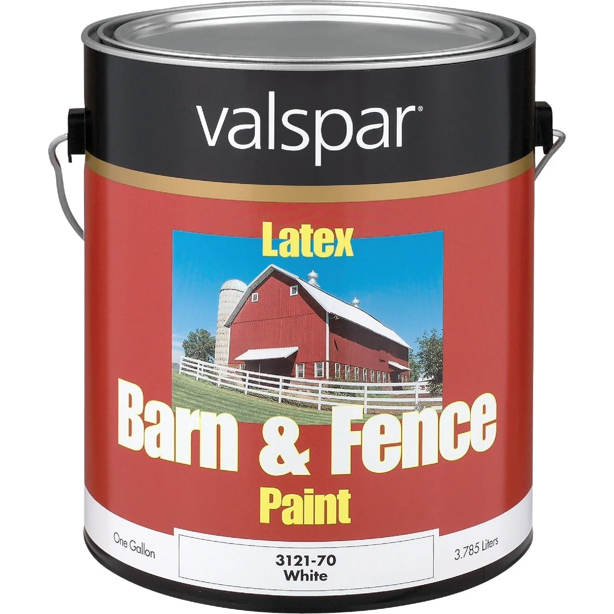 Comfortable Valspar Latex Paint Primer In One Flat Barn Fence Paint White 1 Gal. Modern