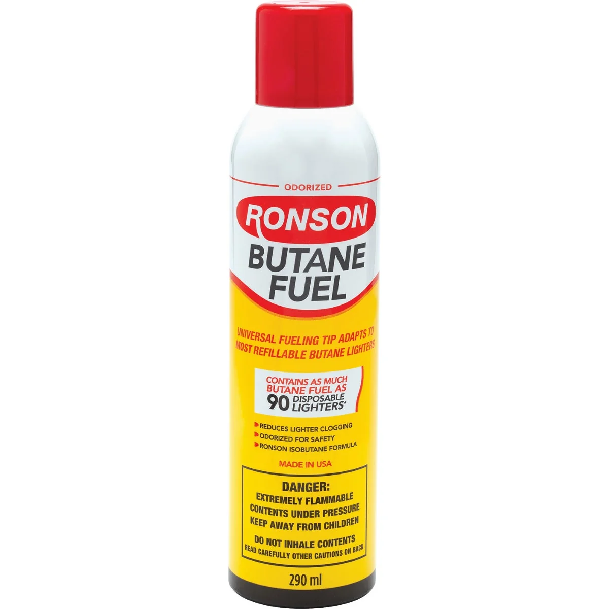 Responsible Ronson 290 ml Odorized Butane Lighter Fuel Fast