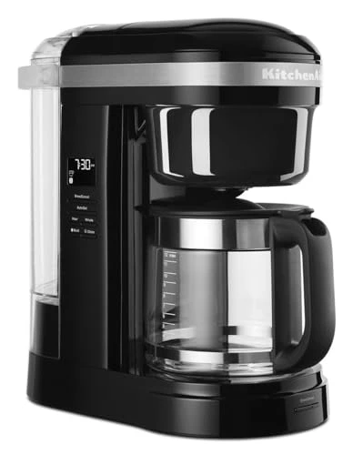 Clean 12 Cup Drip Coffee Maker with Spiral Showerhead Practical