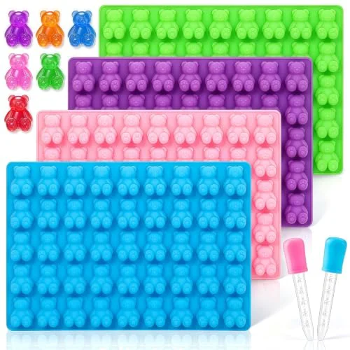 Prestigious 4 Pack Large Gummy Bear Molds Candy Molds Effective