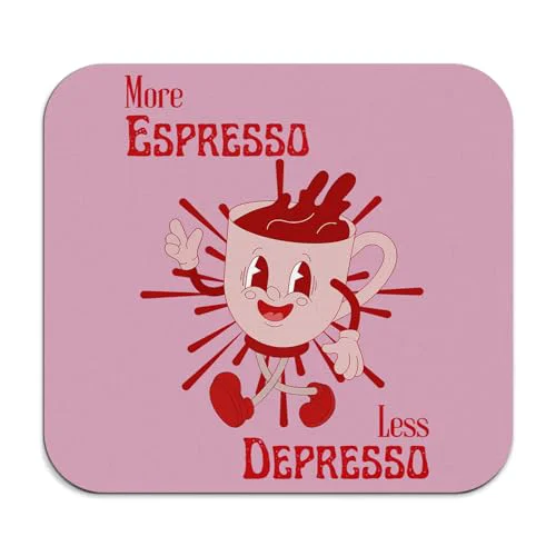 Expertly Made GZD More Espresso Less Depresso Coffee Mat Refined