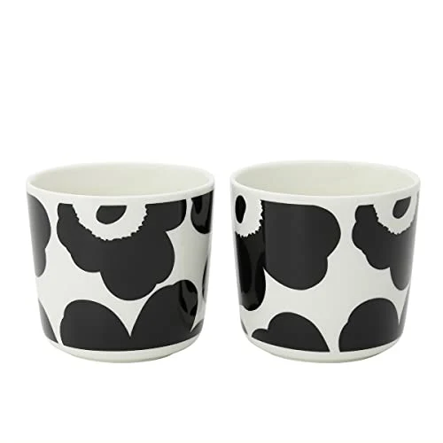 Unique Unikko Oiva Stoneware Coffee Cup Set of 2 2 Count Prestigious