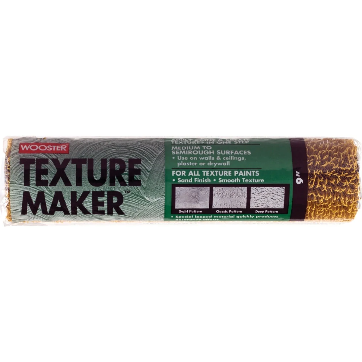 Minimalist Wooster Texture Maker 9 In. Heavy Textured Specialty Roller Cover Trusted
