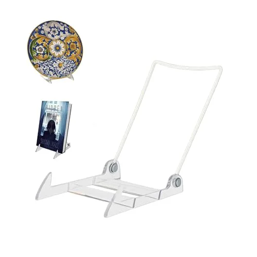 Traditional 5.5 White Acrylic Display Stand Made in USA User-Friendly