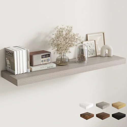 Organic 55 Inch Fireplace Mantel Shelf Effective