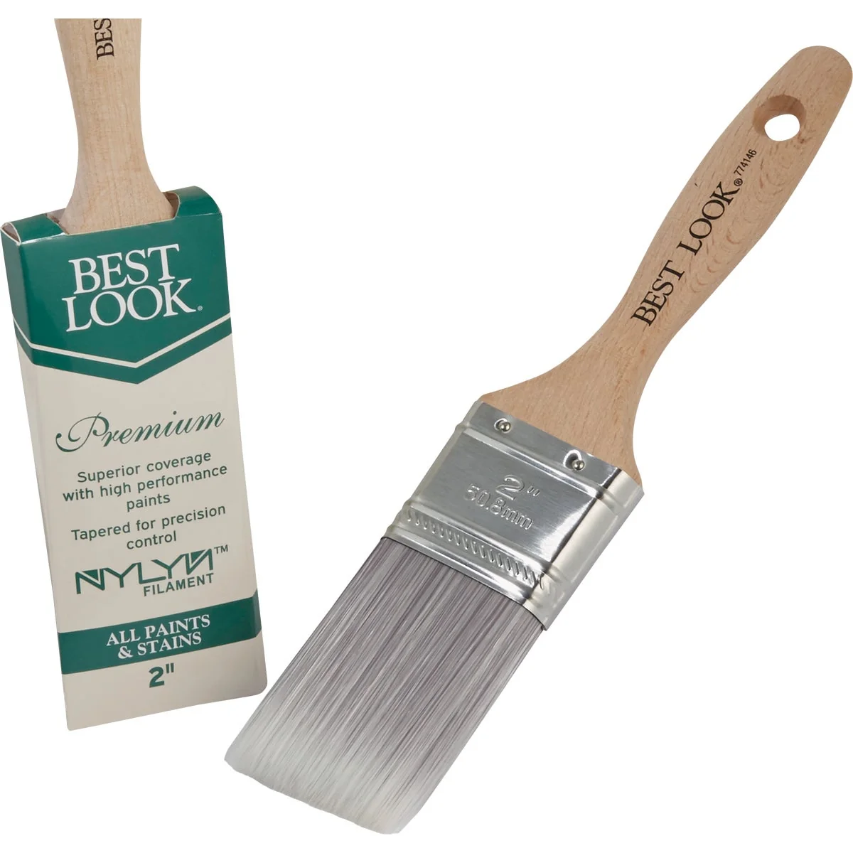 Stylish Look Premium 2 In. Flat Nylyn Paint Brush Reliable