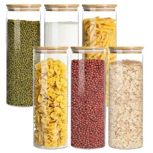 Breathable Glass Storage Containers with Airtight Bamboo Lids Exceptional