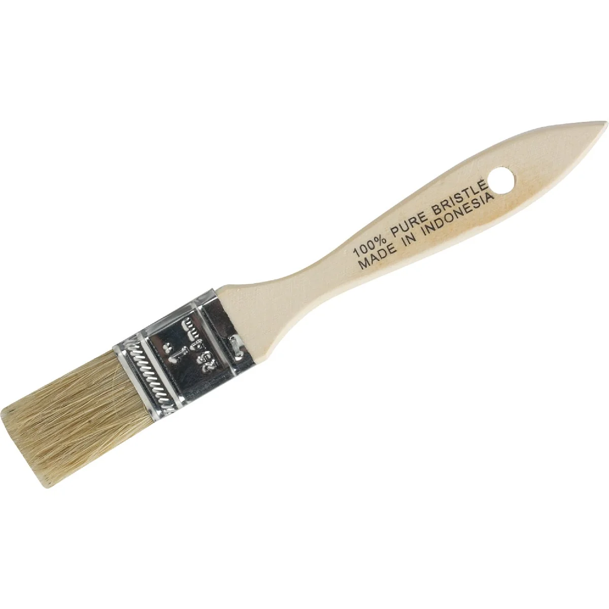 Casual 1 In. Flat Chip Natural Bristle Paint Brush Selected