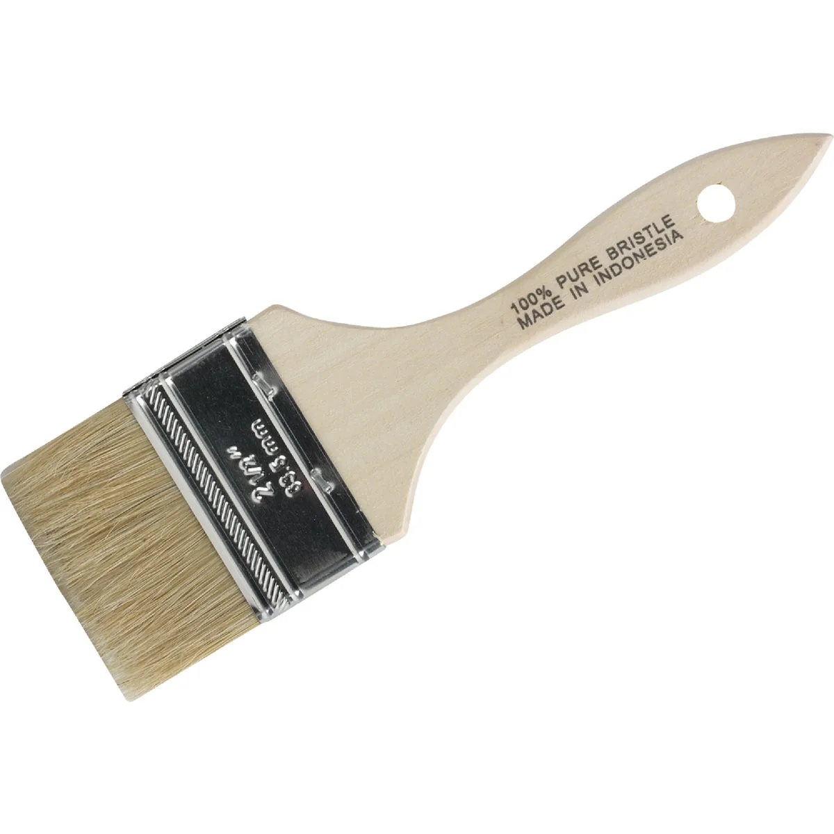 Elite 2-1 2 In. Flat Chip Natural Bristle Paint Brush First-Class
