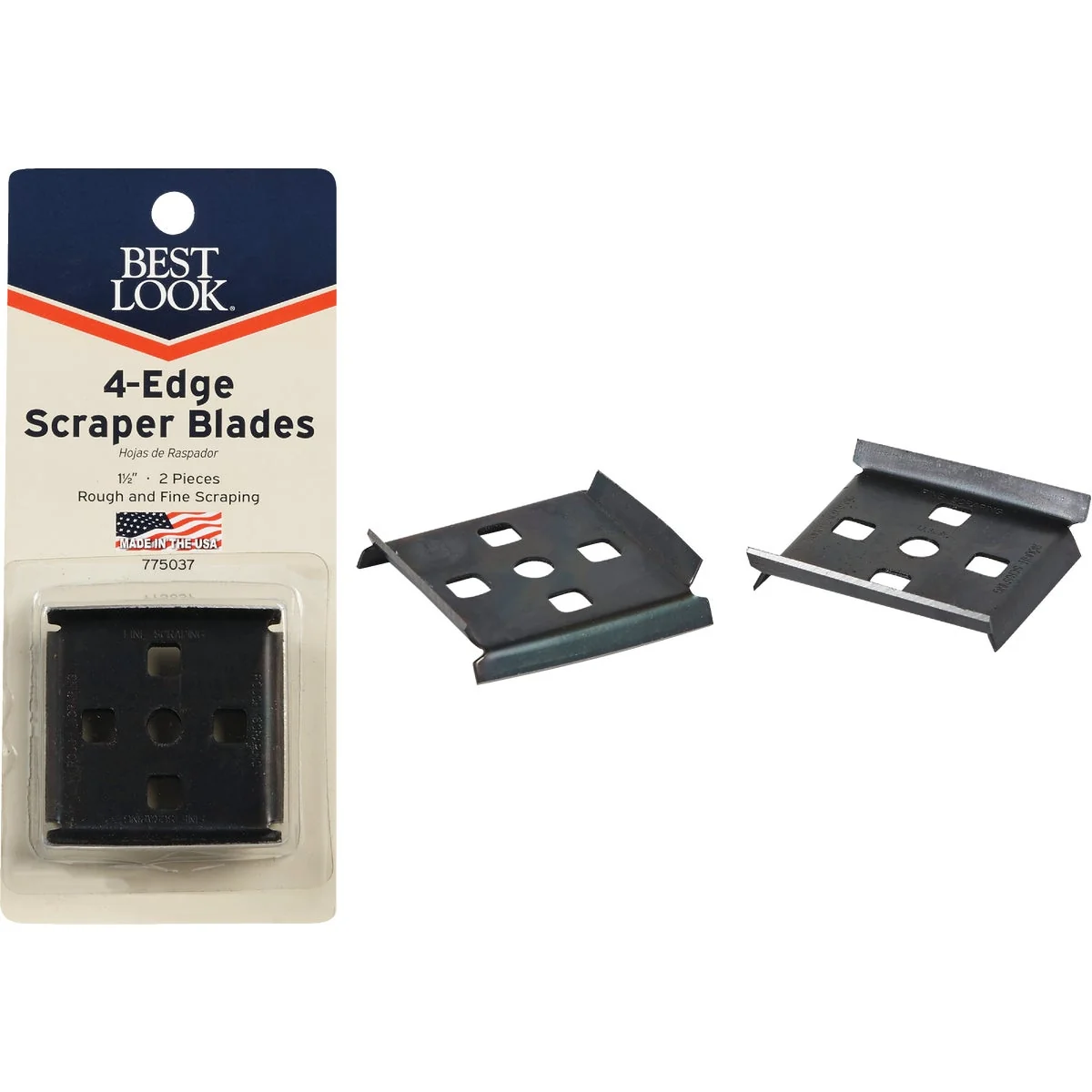 Premium Material Look 1-1 2 In. 4-Edge Scraper Blade 2-Pack Powerful