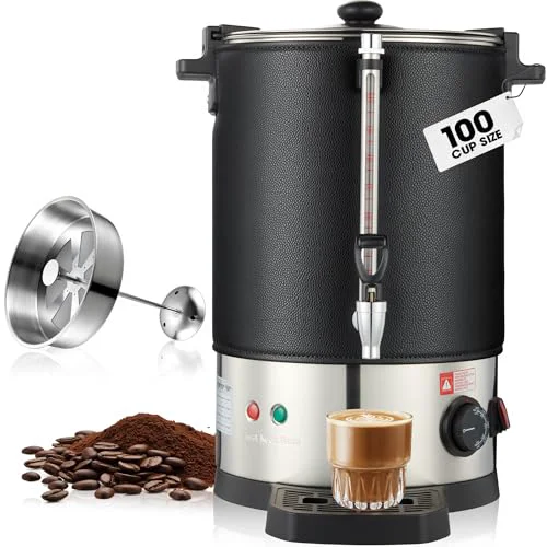 Easy-to-Use 100 Cup Commercial Coffee Urn High-End