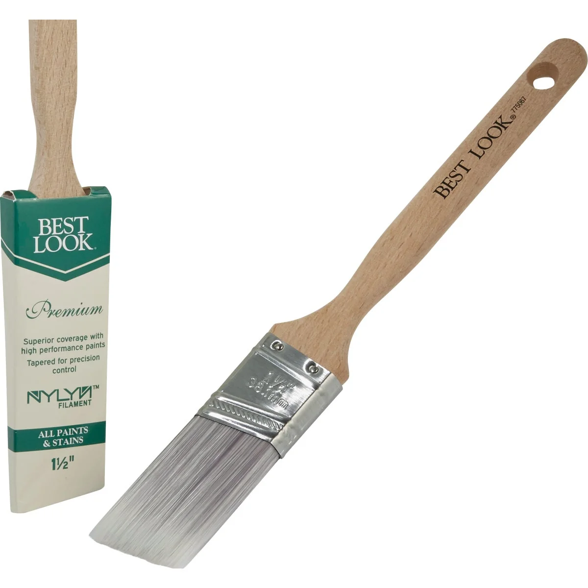 Clean Look Premium 1.5 In. Angle Nylyn Paint Brush Comfortable