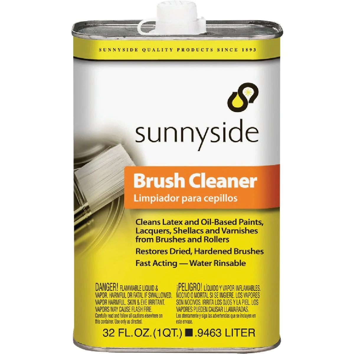 World-Class Sunnyside 1 Qt. Ready To Use Liquid Brush Cleaner Top-Quality