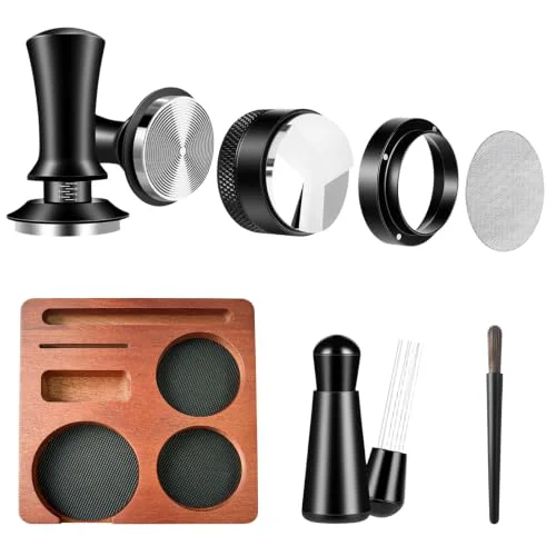 Selected 7 Pcs 51mm Espresso Accessories Kit for Coffee WDT Tool Accessories Set Healthy