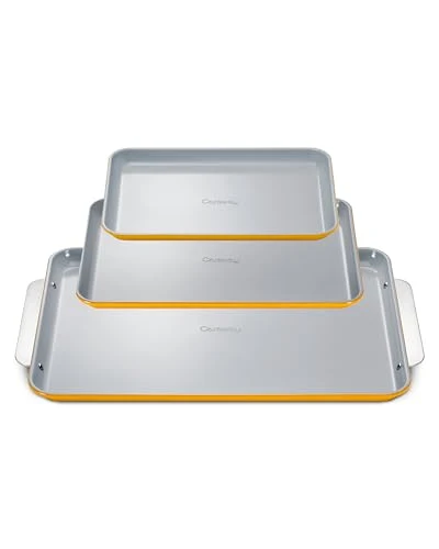 Verified Non Stick Ceramic Baking Sheet Trio 3 Count Innovative