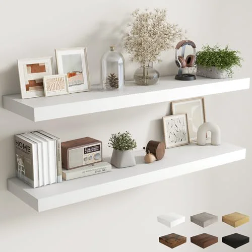 Classic 55 Inch Fireplace Mantel Shelf 2 Count Next-Generation