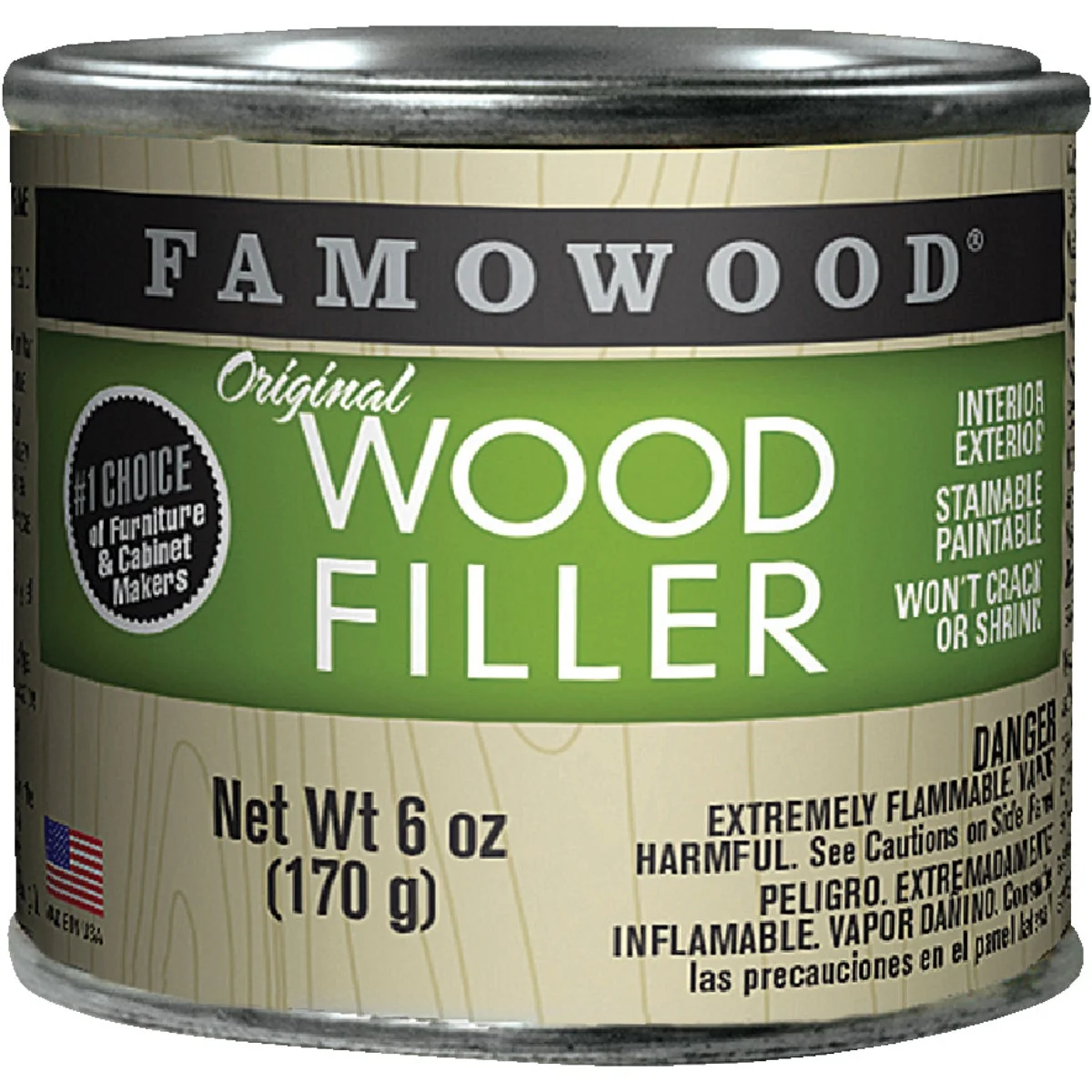 Superior FAMOWOOD Walnut 6 Oz. Wood Filler Top-Quality