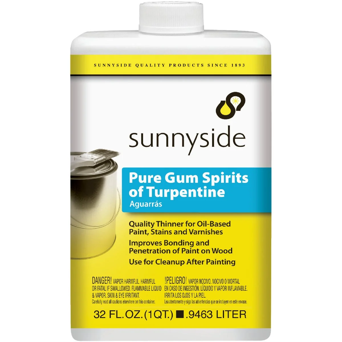 Innovative Sunnyside 1 Quart Pure Gum Spirits Turpentine Luxury