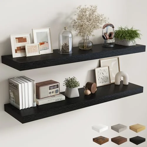 Exclusive 55 Inch Fireplace Mantel Shelf 2 Count World-Class