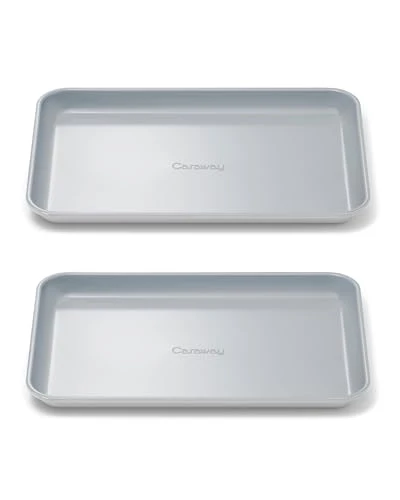 Original Design Non Stick Ceramic Small Baking Sheet Duo 2 Count Traditional