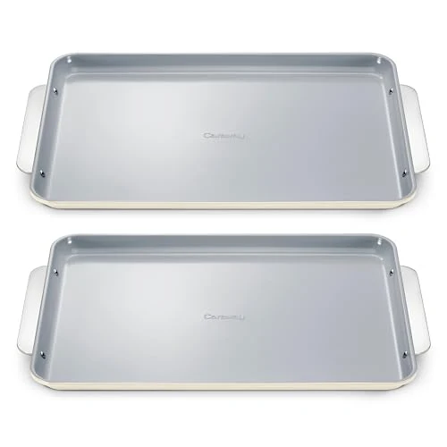 Reliable Non Stick Ceramic Large Baking Sheet Duo 2 Count Refined