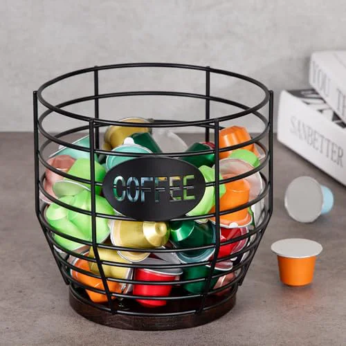 Sophisticated Large Coffee Pod Holder 2 Count Exceptional