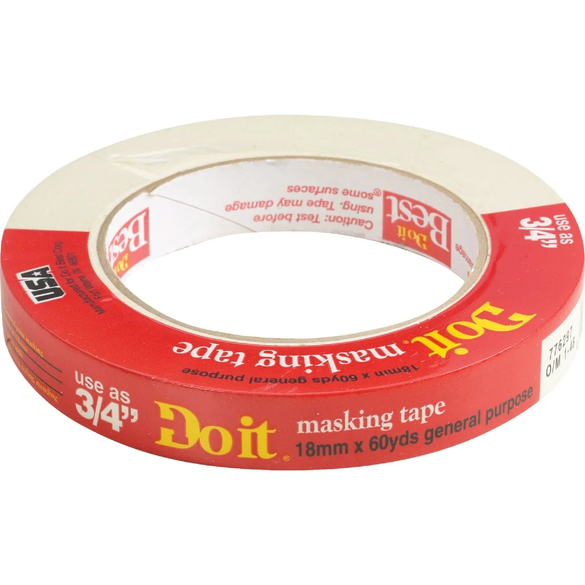 Next-Generation Do it 0.70 In. x 60 Yd. General-Purpose Masking Tape Safe