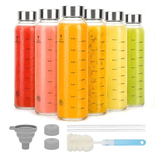 Versatile Clear Glass Bottles with Lids Effective