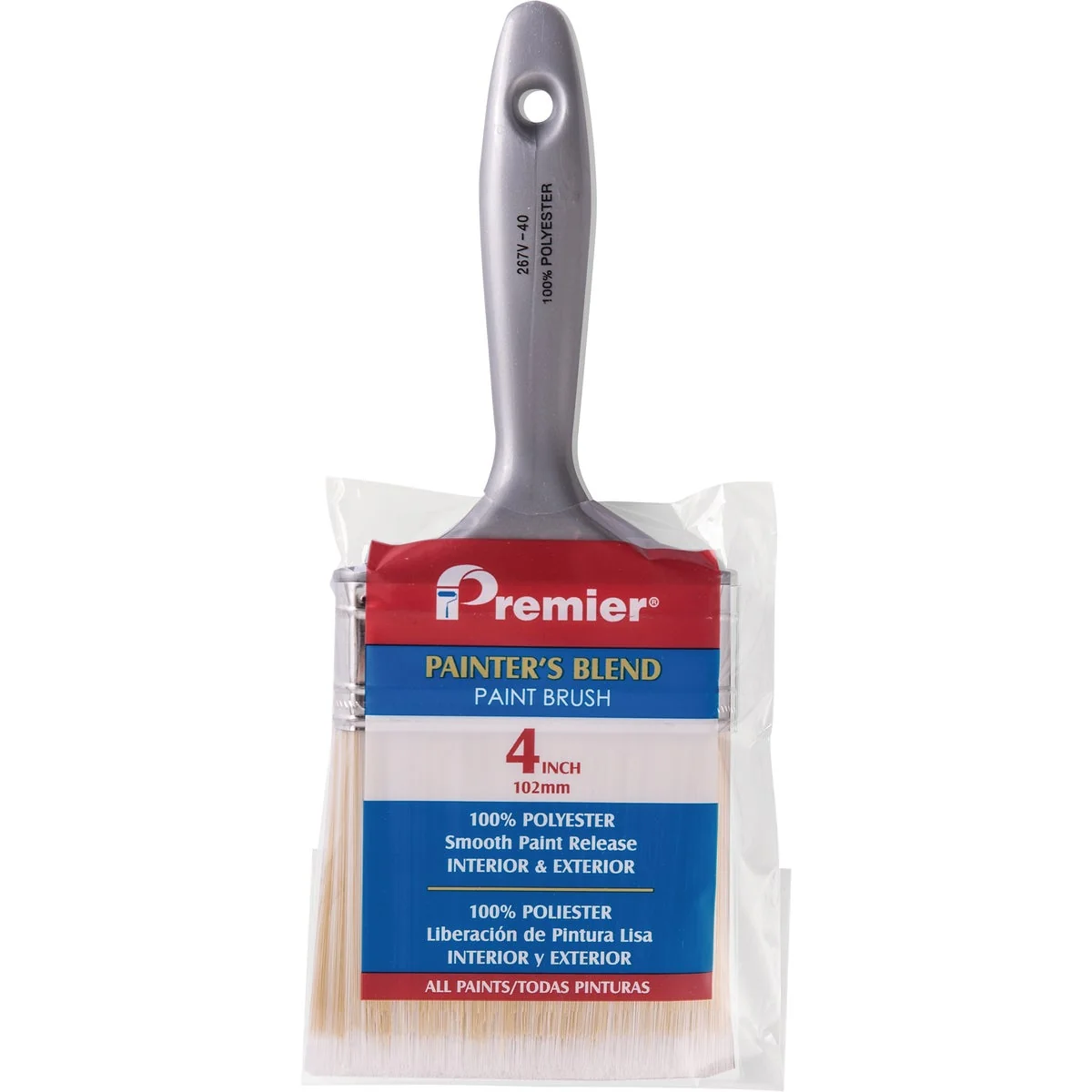 Dependable Premier Painter's Blend 4 In. Flat Paint Brush First-Class
