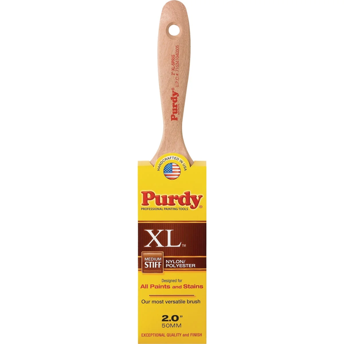 Unique Purdy XL Sprig 2 In. Flat Trim Paint Brush Responsible