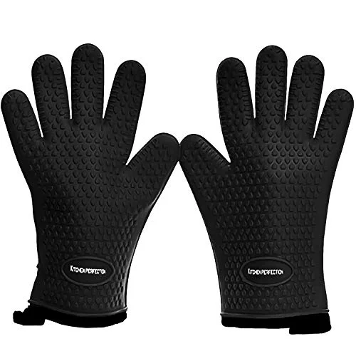 Certified Silicone Smoker BBQ Gloves 2 Count Exclusive