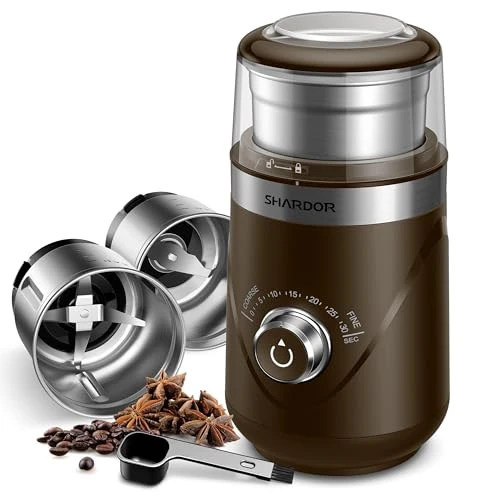 High-Performance Electric Super Silent Blade Coffee Grinder Lightweight