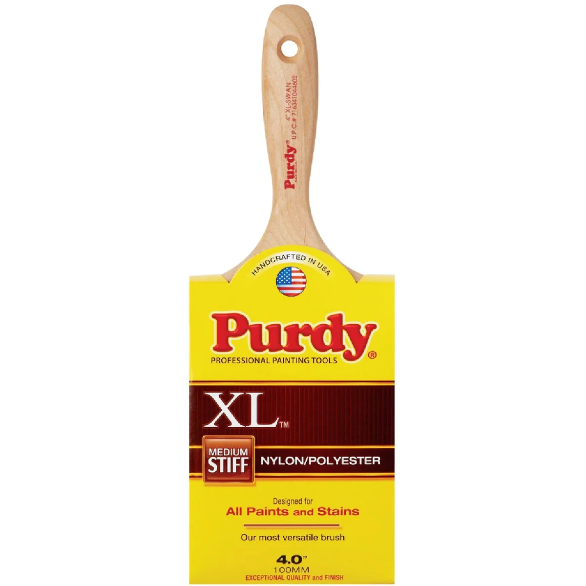 Innovative Purdy XL Swan 4 In. Flat Wall Paint Brush Trendy