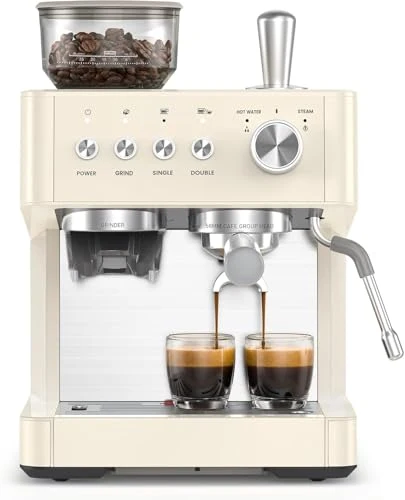 Luxury Espresso Machine with Grinder Elegant