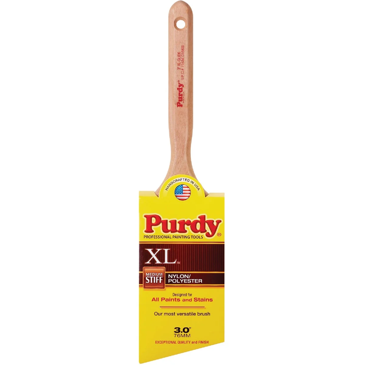 Excellent Purdy XL Glide 3 In. Angular Trim Paint Brush Effective