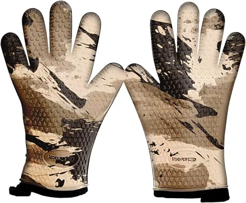 Sophisticated Silicone Smoker BBQ Gloves Pure