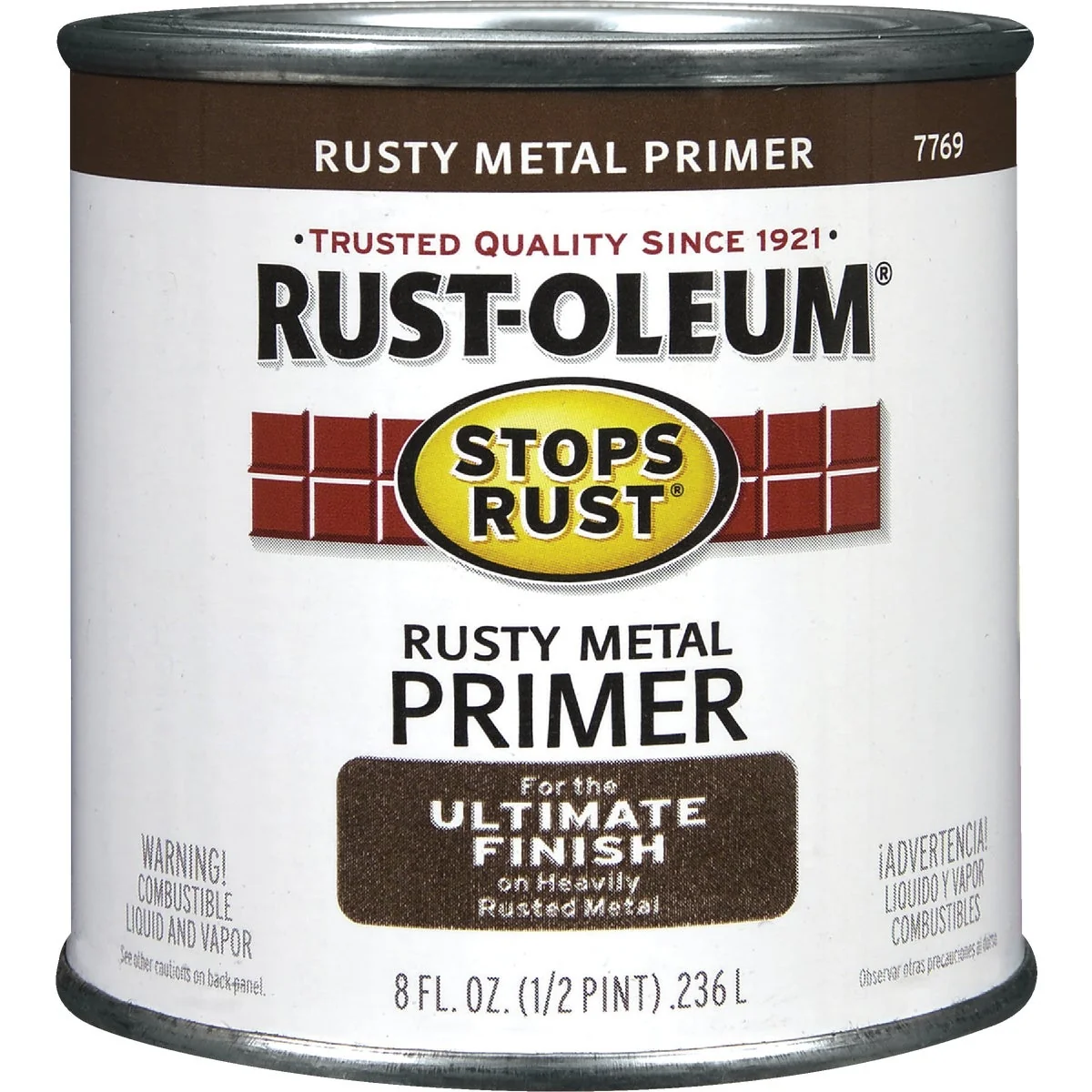 Trusted Rust-Oleum Stops Rust Rusty Metal Primer Red Brown 1 2 Pt. Advanced