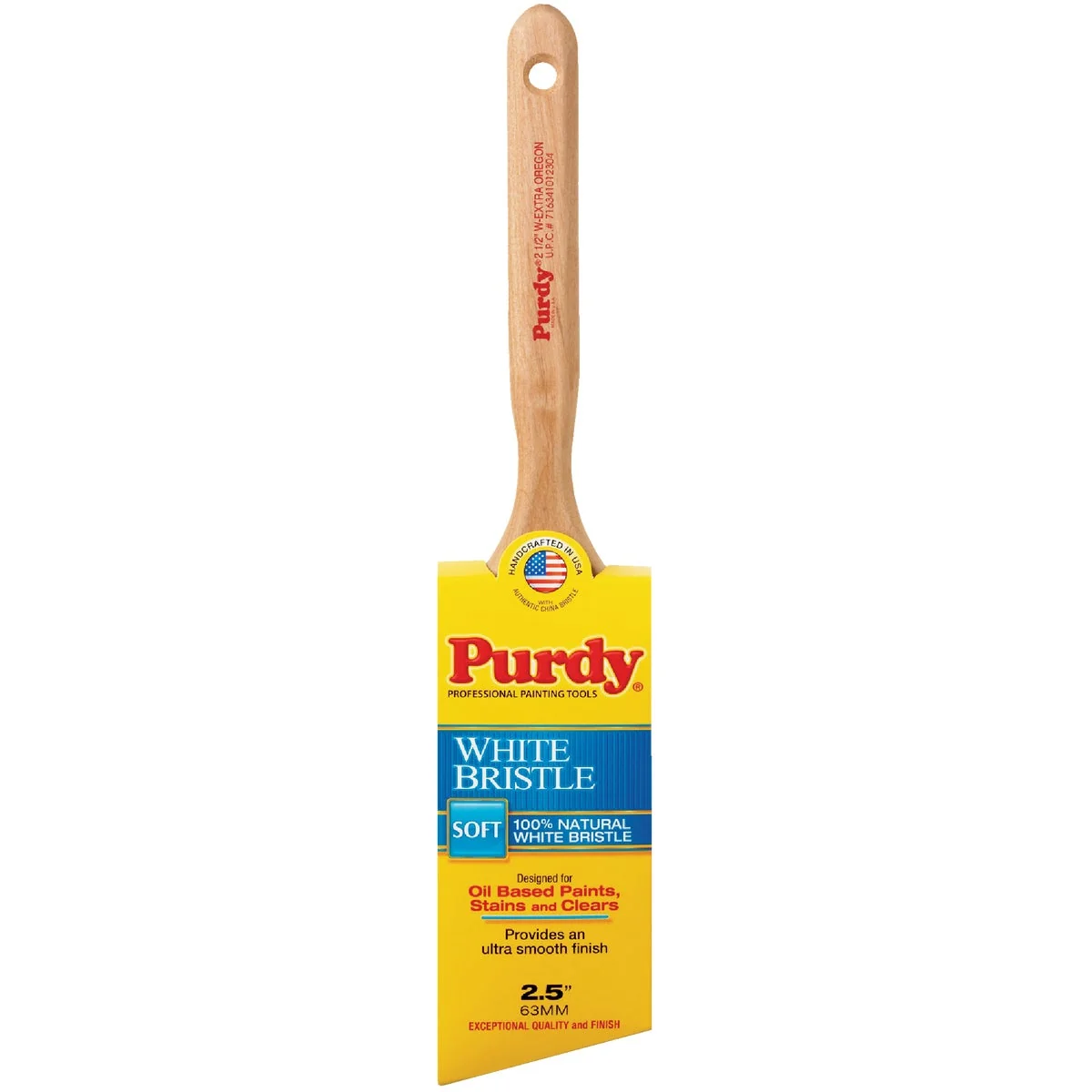 Minimalist Purdy White Bristle Extra Oregon 2-1 2 In. Angle Sash Paint Brush Solid